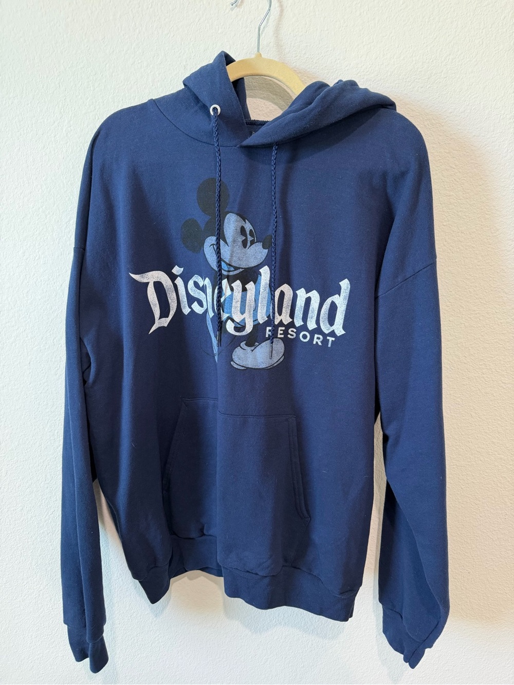 Disney Navy Blue Disneyland Resort Mickey Mouse Hoodie